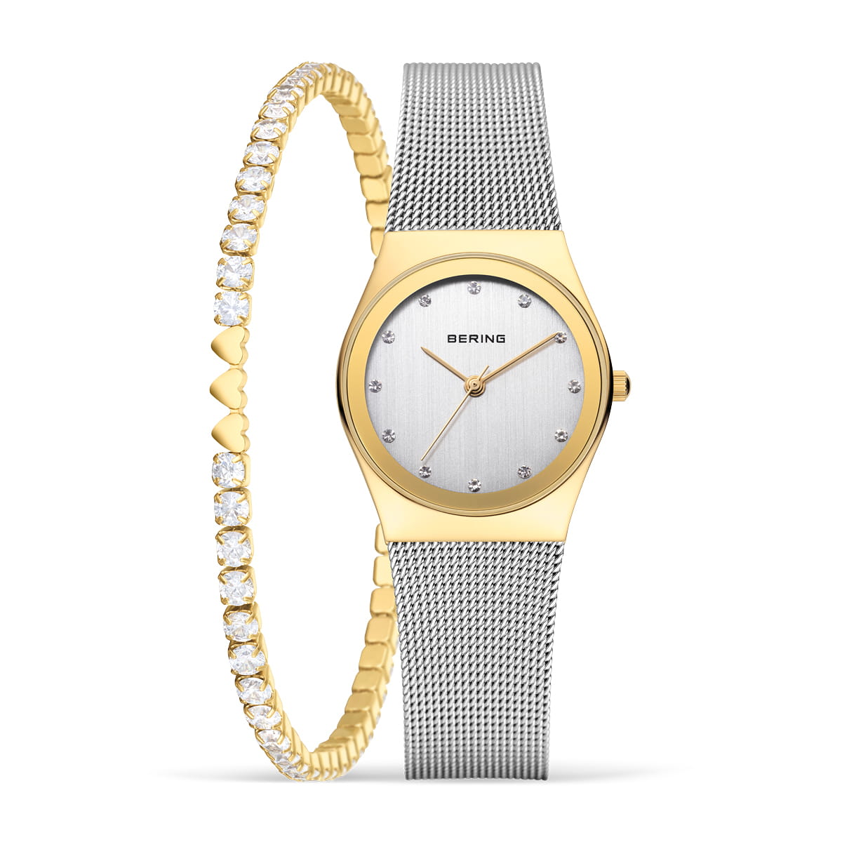 с браслетом Bering Classic 12927-001-GWP