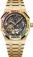 Часы Audemars Piguet Royal Oak Frosted Gold Double Balance Wheel Openworked 9600 фото