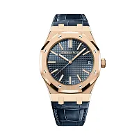 Часы Audemars Piguet Royal Oak Selfwinding Rose Gold Blue Dial фото
