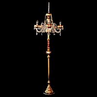 Хрустальный торшер DBK Glass AK-0659-5-SM Ruby фото