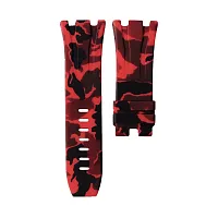 Ремешок Для Часов Red Camo Ap Royal Oak Offshore 44mm Strap фото
