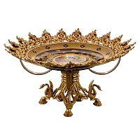 Бронзовая ваза Lampa B326 Cobalt фото