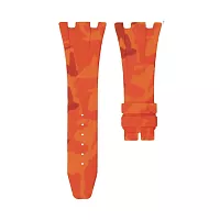 Ремешок Для Часов Orange Camo Ap Royal Oak Offshore 42mm Strap фото