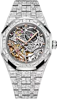 Часы Audemars Piguet Royal Oak Frosted Gold Double Balance Wheel Openworked 9606 фото