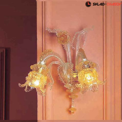 Бра Arte di Murano 7494/A2 Cristallo Ambra фото