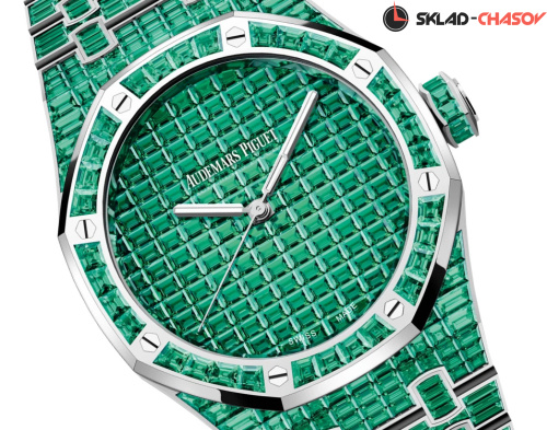 Часы Audemars Piguet Royal Oak Selfwinding Emerald 9570 фото фото 3