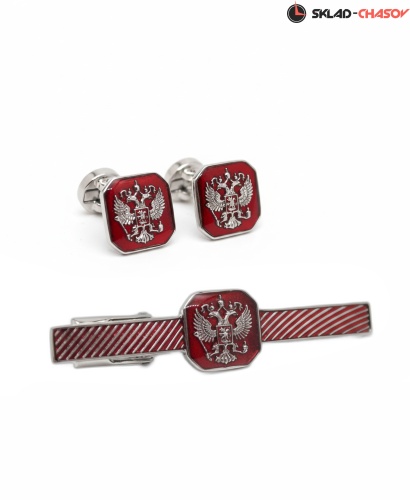 Запонки и Зажим для галстука "Президент" 54505-545005кк фото