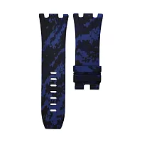 Ремешок Для Часов Blue Digi Camo Ap Royal Oak Offshore 44mm Strap фото