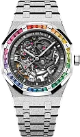 Часы Audemars Piguet Royal Oak Frosted Gold Double Balance Wheel Openworked 9601 фото