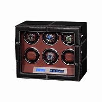 Шкатулка для автоподзавода 6-ти часов LEATHER 06 фото