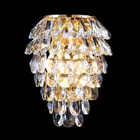 Бра Crystal Lux CHARME AP3 GOLD/TRANSPARENT фото