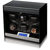 Шкатулка для подзавода 6 часов (карбон). Коллекция TRADITION T6TB фото