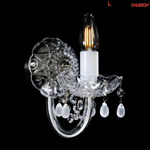 ArtGlass KAROLINA I. VINO HL WHITE NICKEL фото