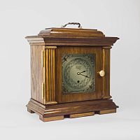Часы Каминные механические 5-ЧМ Лесной орех фото