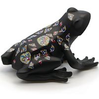 Nadal Статуэтка  763213 Frog Black (Лягушка черная) фото
