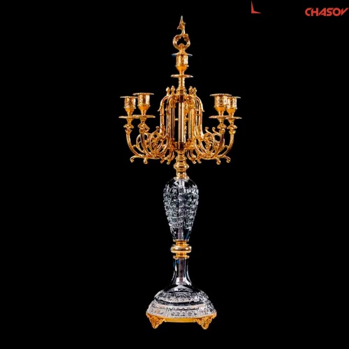 Бронзовый канделябр Lampa CS158 фото