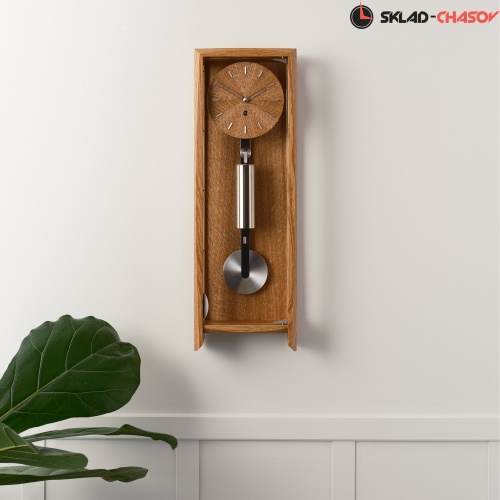 COMITTI THE FROXFIELD WALL CLOCK IN NATURAL OAK C3815TP фото