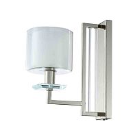 Бра Crystal Lux NICOLAS AP1 NICKEL/WHITE фото