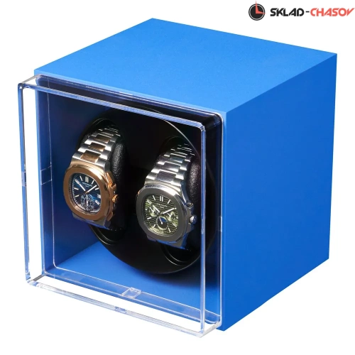 Шкатулка для автоподзавода 2-х часов Altitude A2Blue-PLC фото