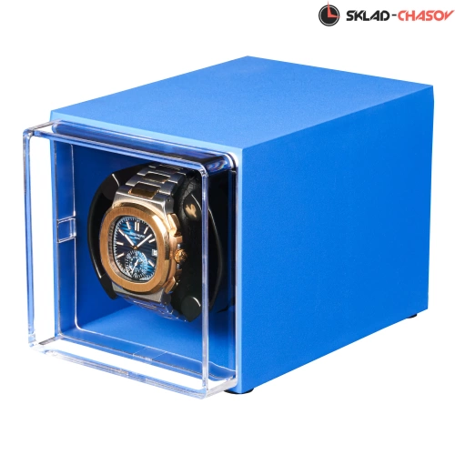 Шкатулка для автоподзавода 1-х часов Altitude A1Blue-PLC фото