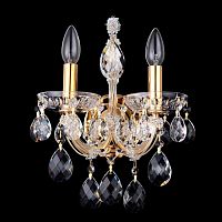 Бра Crystal Lux Isabel AP2 Gold/Transparent фото