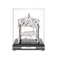 COMITTI THE CONGREVE RHODIUM PLATED MOVEMENT AND CARBON FIBRE BASE S5663S фото