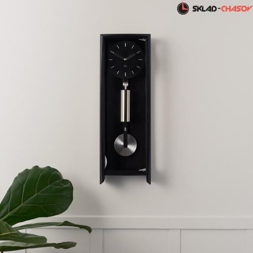 COMITTI THE FROXFIELD WALL CLOCK IN BLACK OAK C3915TP фото