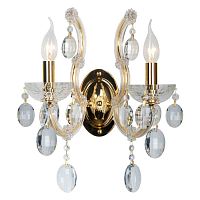 Бра Crystal Lux Hollywood AP2 Gold фото