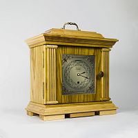 Часы Каминные механические 5-ЧМ Дуб осветленный фото