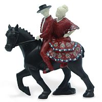 Nadal Статуэтка  763619 Pareja a caballo (Пара верхом на лошади) фото