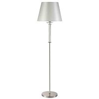 Торшер Crystal Lux NICOLAS PT1 NICKEL-WHITE фото