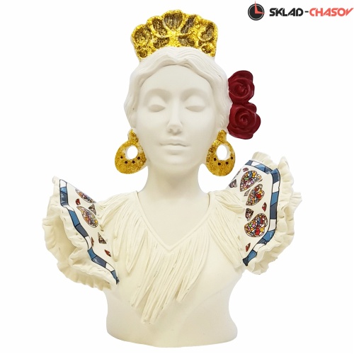 Nadal Статуэтка  763027 Sevillian Red Bust Tile (Бюст Севильяны белый) фото