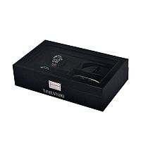 Шкатулка для хранения 6-ти часов и очков CARBON 06SB фото